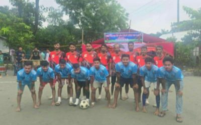 নবীনগরে ফুটবল টুর্নামেন্টের ফাইনাল খেলা অনুষ্ঠিত