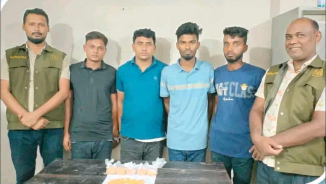 রাণীশংকৈলে ৩ হাজার ১২০ পিস ইয়বাসহ আটক ৪