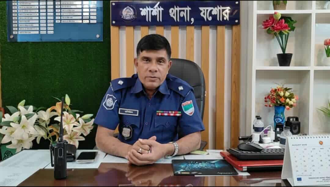 শার্শায় চাঁদাবাজি ও সন্ত্রাসের বিরুদ্ধে জিরো টলারেন্স ঘোষণা ওসি রবিউলের