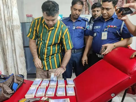 নবীনগরে বউ সাঁজ বিউটি পার্লারে পুলিশের অভিযান, বিপুল পরিমাণ জাল নোটসহ একটি পিস্তল উদ্ধার। জালিয়াতি ও অস্ত্র নিয়ন্ত্রণ আইনে মামলা গ্রেফতার -৪