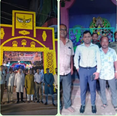 ফরিদপুরের প্রশাসনের কঠোর নিরাপত্তায় হিন্দু ধর্মাবলম্বীদের  সারদীয় দুর্গাপূজা অনুষ্ঠিত