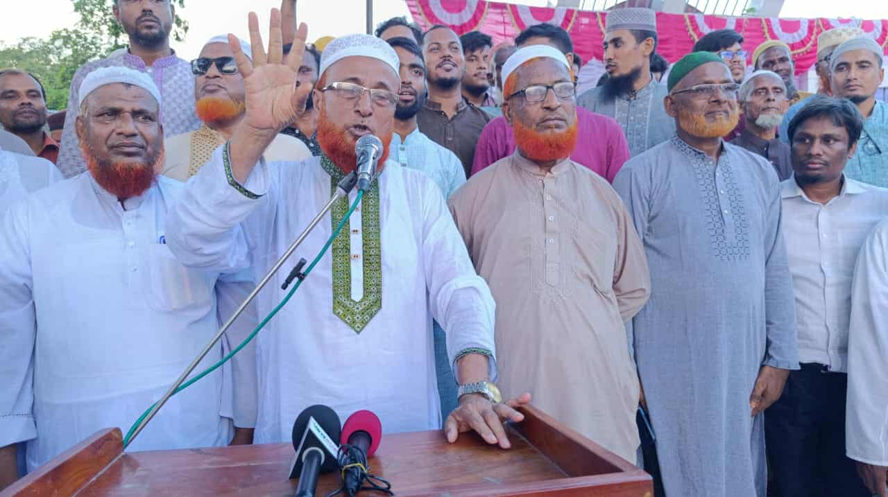 পলাশবাড়ীতে জামায়াতের সমাবেশ ও বিক্ষোভ মিছিল