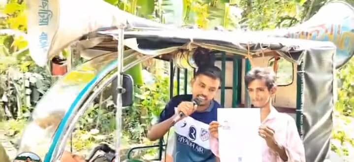 বিদেশে যেতে না পেরে হোসেনপুরে মাইক দিয়ে অদৃশ্য বদনামবাজকে গালিগালাজ