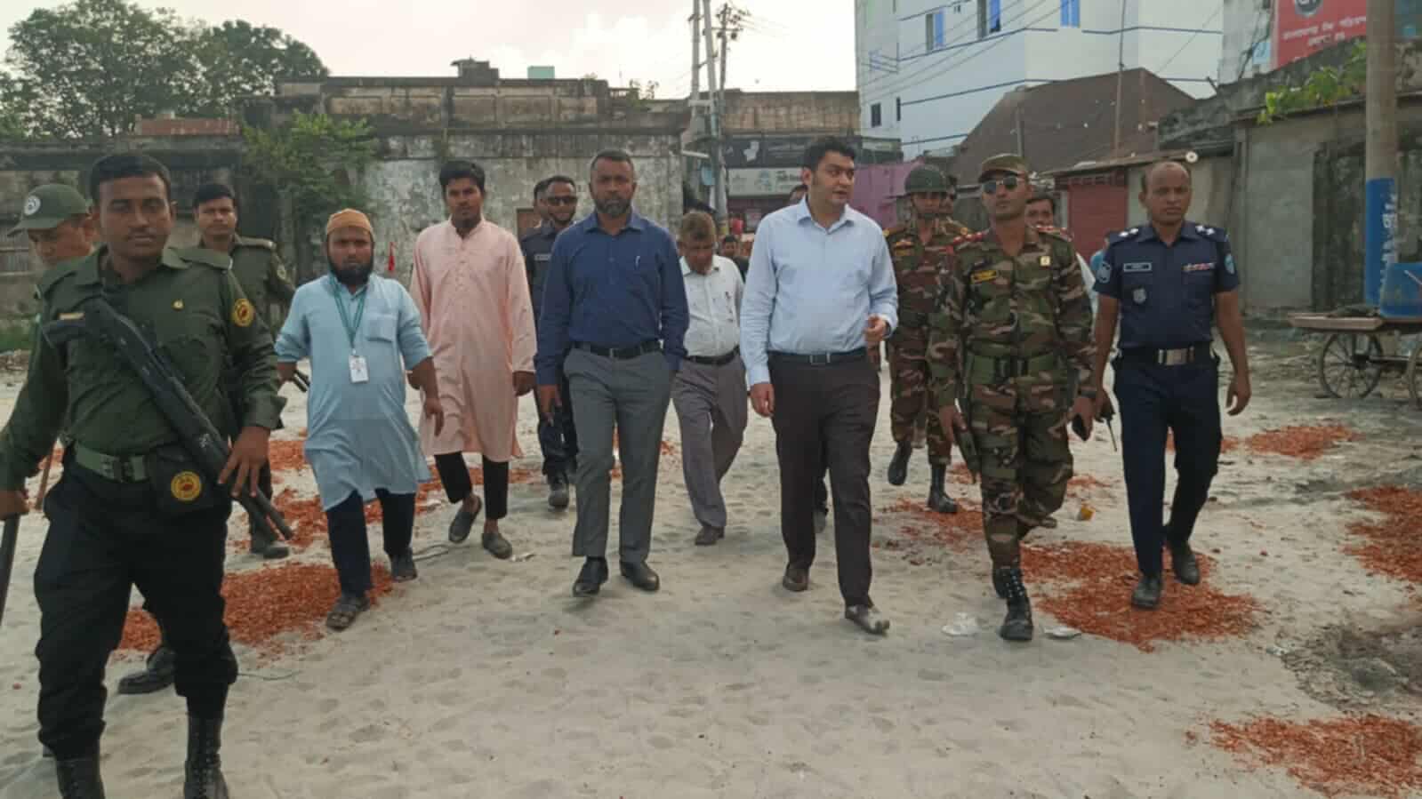 ব্রাহ্মণবাড়িয়ায় খাস জমি লীজ দেয়াকে কেন্দ্র করে ব্যবসায়ী ও প্রশাসনের মধ্যে উত্তেজনা, সরকারি লোকজনদের উপর হামলার অভিযোগ