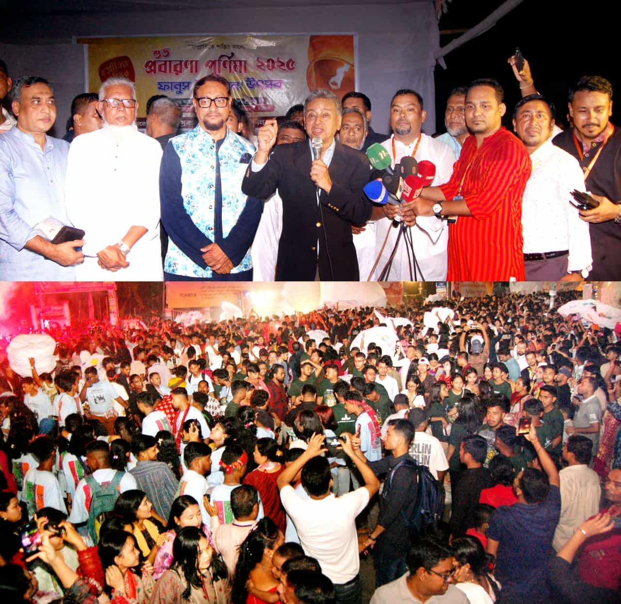 চট্টগ্রামে প্রবারণা পূর্নিমার অনুষ্ঠানে আমীর খসরু মাহমুদ চৌধুরী