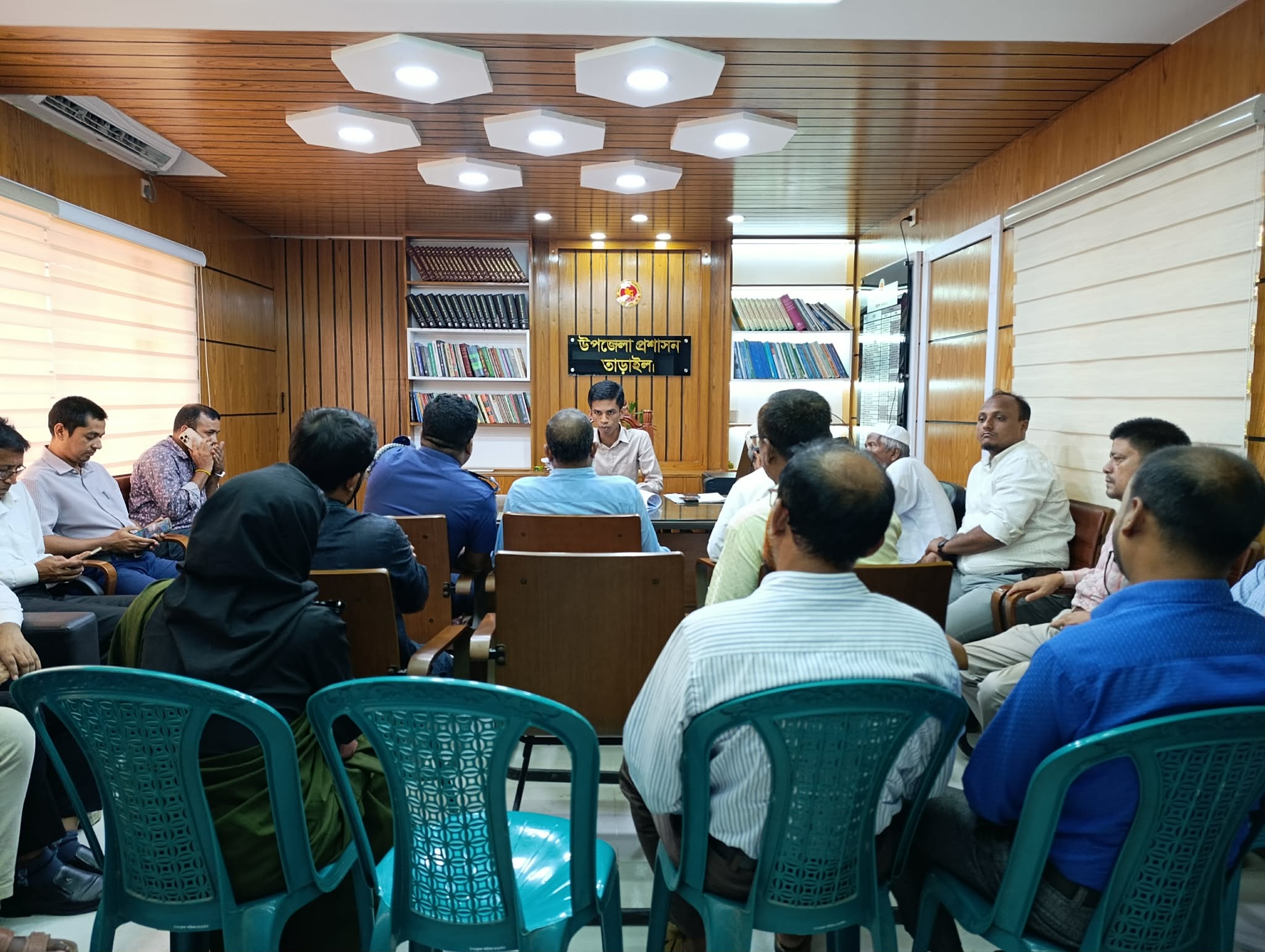 তাড়াইলে মাসিক আইনশৃঙ্খলা কমিটির সভা অনুষ্ঠিত