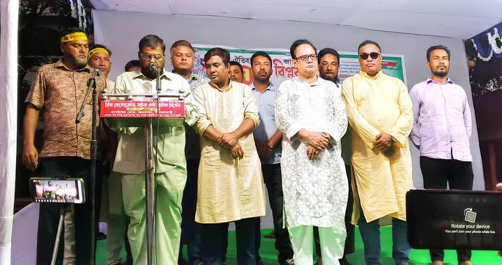 বিপ্লব ও সংহতি দিবসে জলঢাকায় বিএনপির র‌্যালি ও সভা
