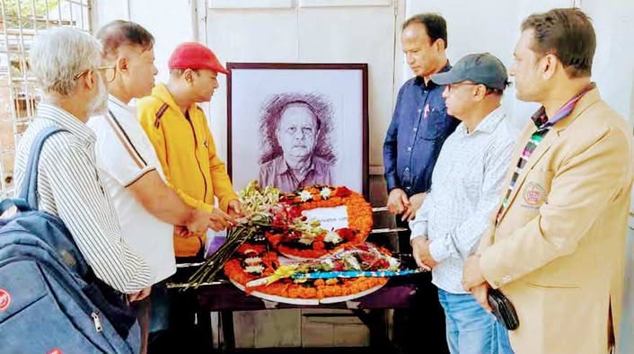 “নয়নের জলে স্মরি তোমারে” অনুষ্ঠানে আমিনুল গোলাপকে শ্রদ্ধায় স্মরণ