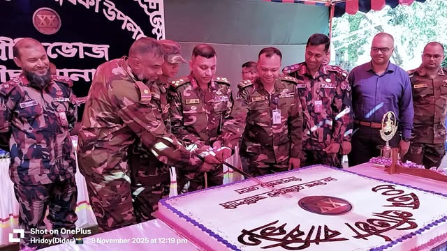 গুইমারায় ২০ ফিল্ড রেজিমেন্ট আর্টিলারির ৫০তম প্রতিষ্ঠাবার্ষিকী পালিত