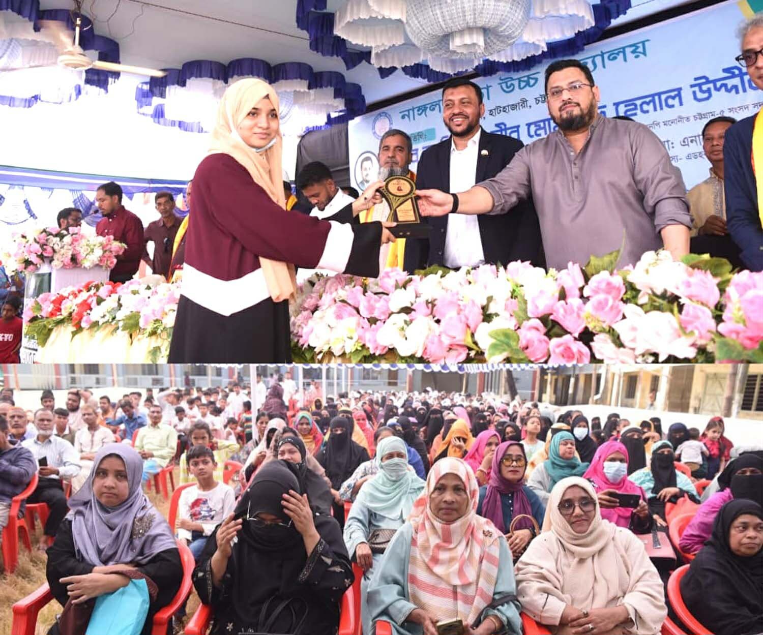 নাঙ্গলমোড়া উচ্চ বিদ্যালয়ে কৃতি শিক্ষার্থী ও অবসরপ্রাপ্ত শিক্ষকদের সংবর্ধনা