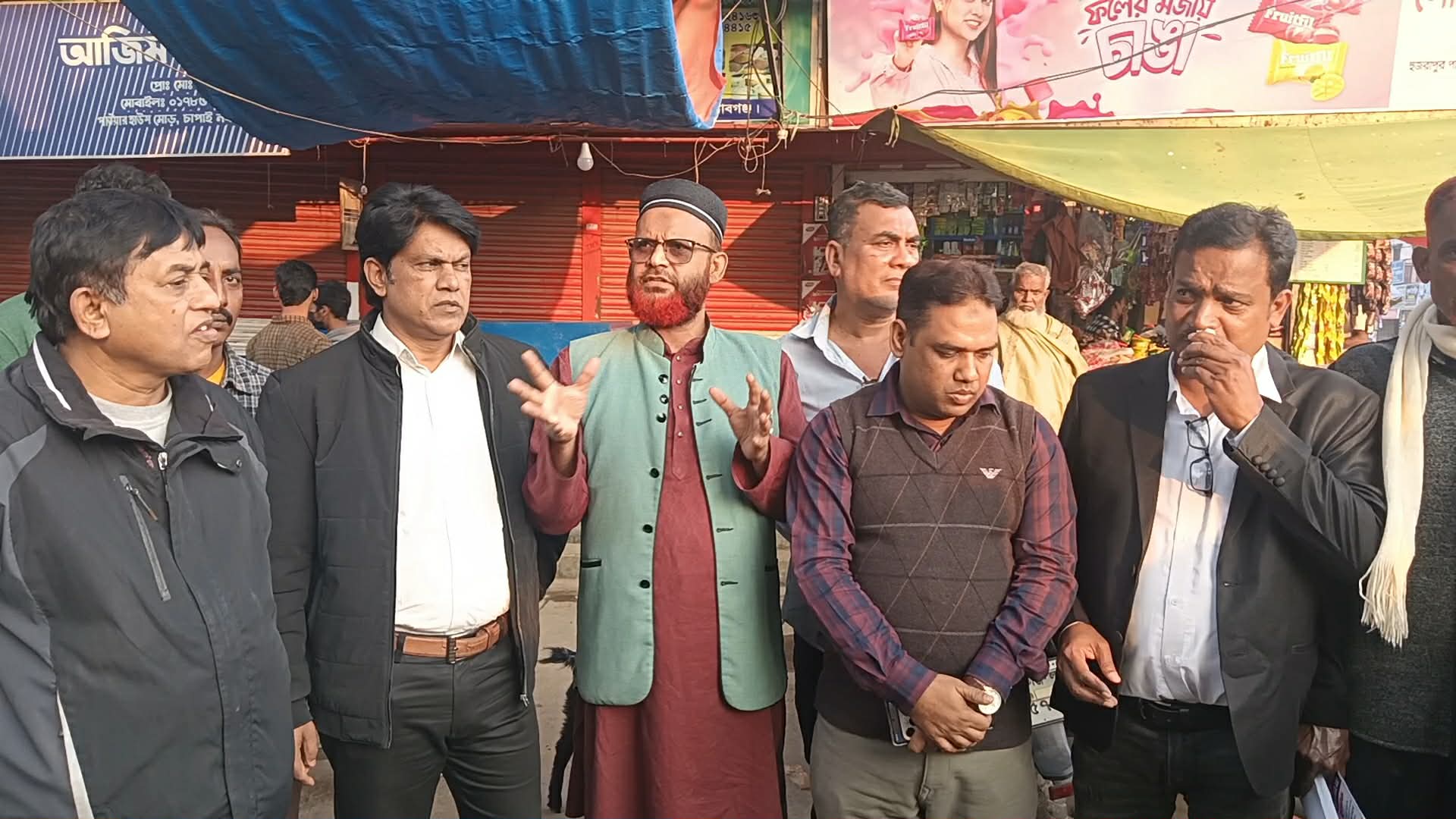 চাঁপাইনবাবগঞ্জ পৌরসভার ২নং ওয়ার্ডে ধানের শীষের পক্ষে হারুনে গণপ্রচারণা