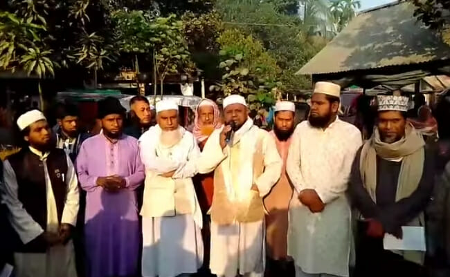 কিশোরগঞ্জ-৬ আসনে জামায়াতের সম্ভাব্য এমপি প্রার্থী মাওলানা কবির হোসাইনের গণসংযোগ