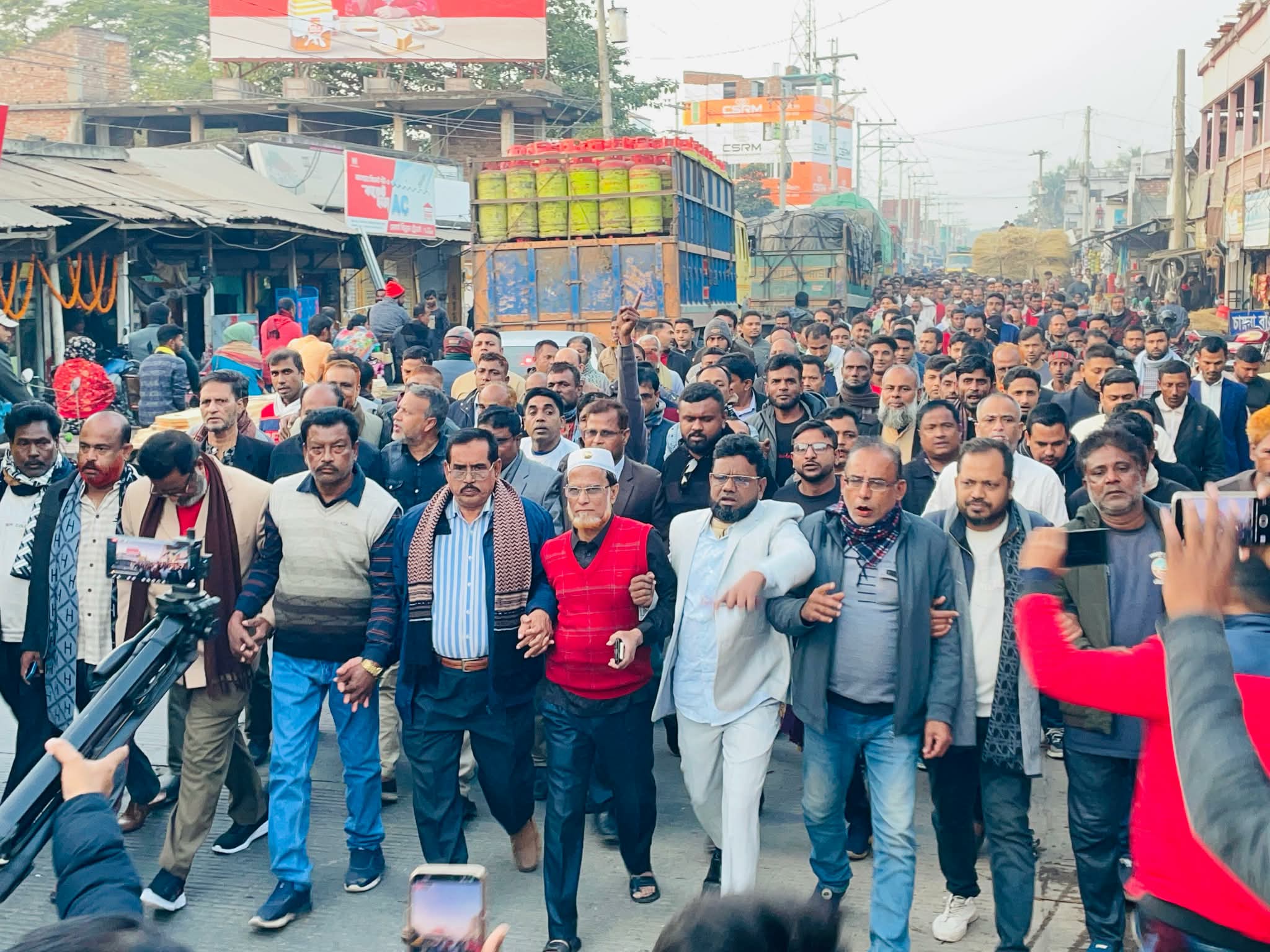 মনিরামপুরে মনোনয়ন পরিবর্তনে বিঙ্কোব মিছিল