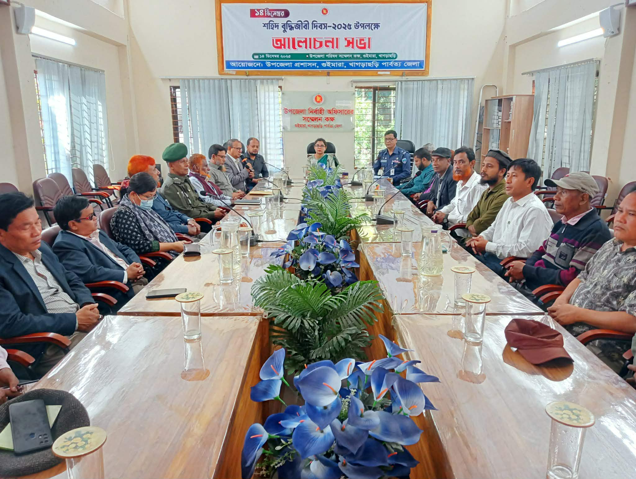 উপজেলা প্রশাসনের উদ্যোগে গুইমারায় শহীদ বুদ্ধিজীবী দিবস পালিত
