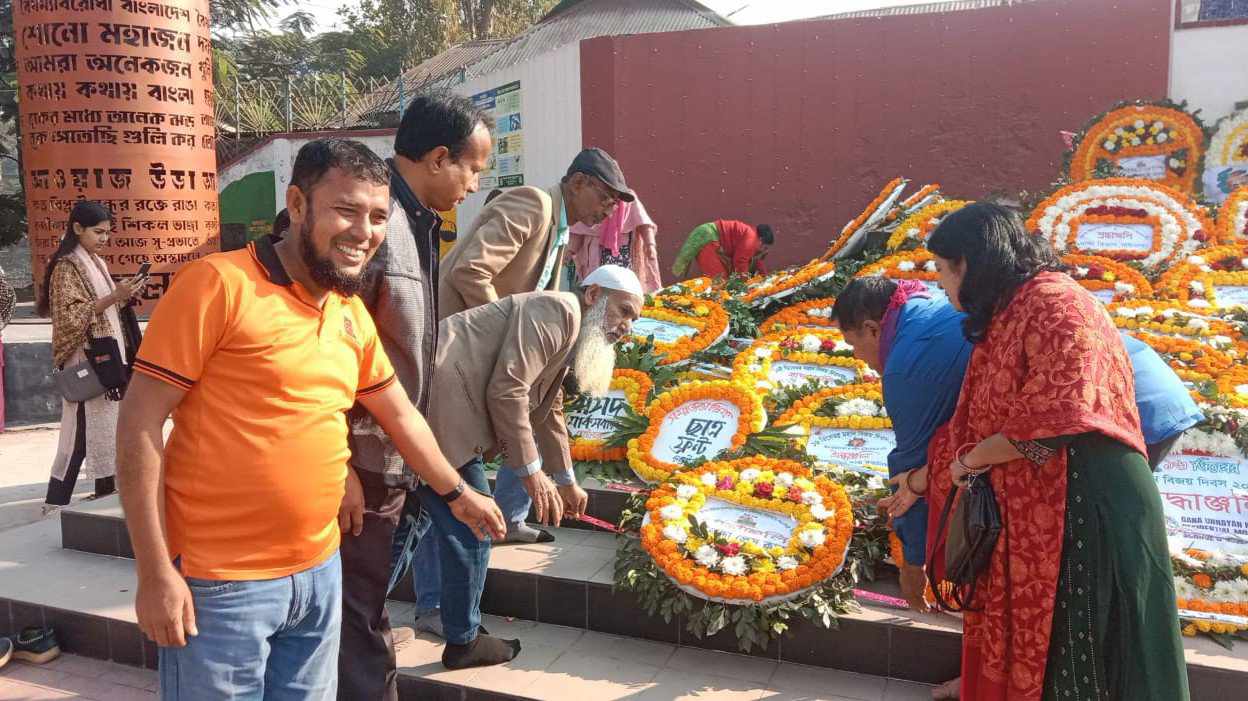 গাইবান্ধায় যথাযোগ্য মর্যাদায় পালিত হলো মহান বিজয় দিবস