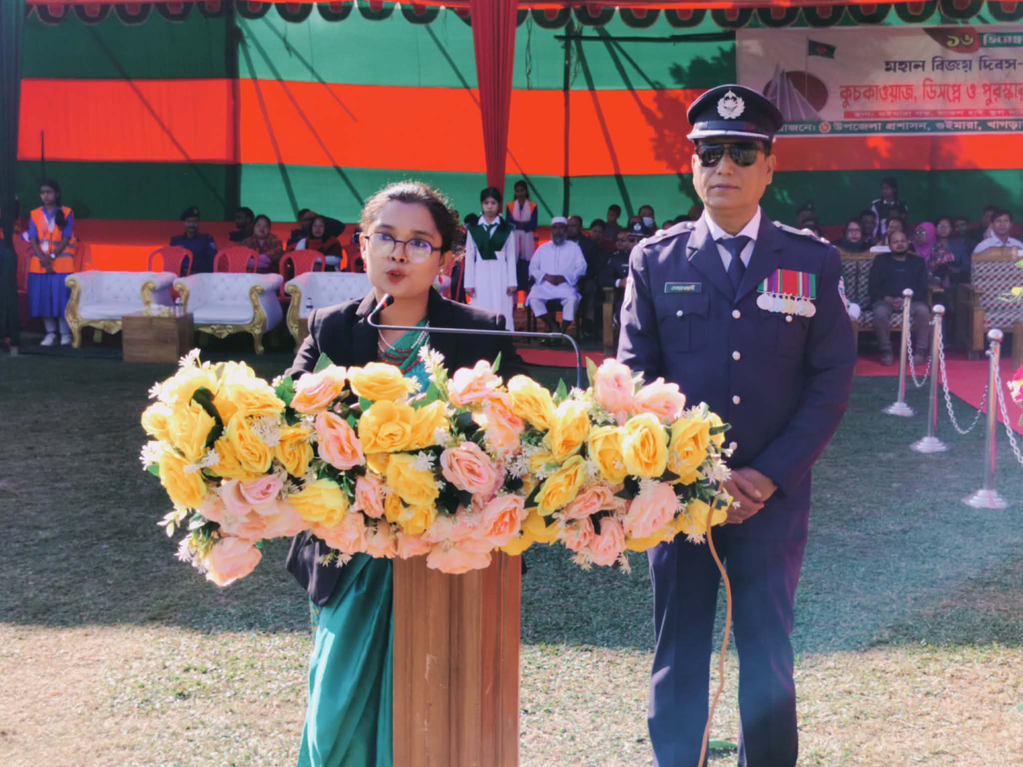 উপজেলা প্রশাসনের নানান আয়োজনে গুইমারায় বিজয় দিবস উদযাপন