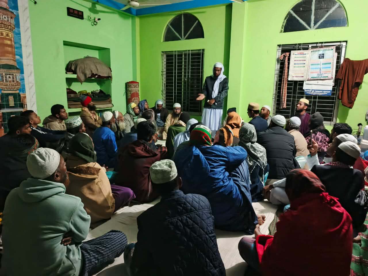 বরগুনার গৌরীচন্না ইউনিয়নে হাতপাখা মার্কার ৫নং ওয়ার্ড নির্বাচন পরিচালনা কমিটি গঠন