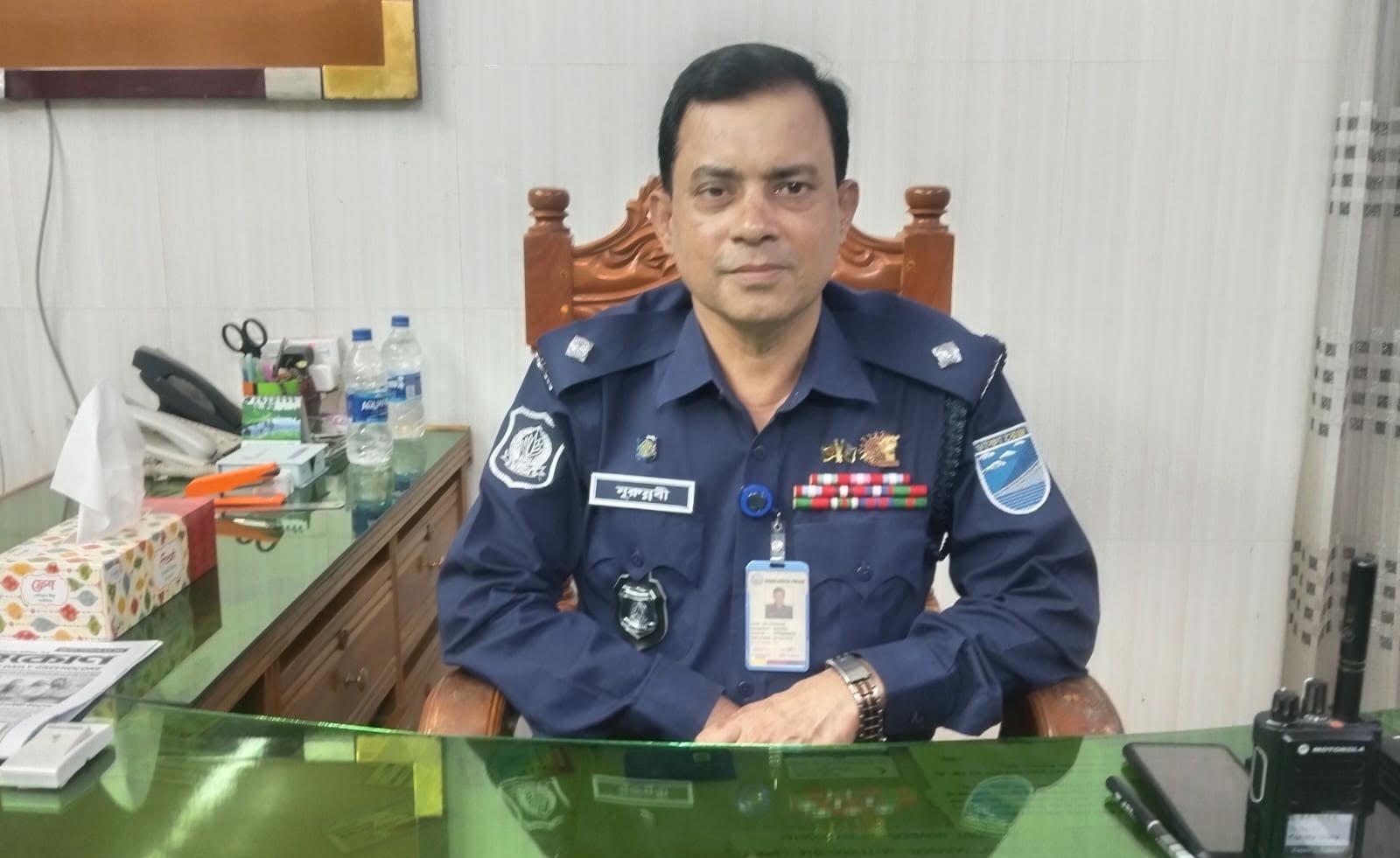 কুলিয়ারচর থানায় নতুন ওসি হিসেবে যোগদান করেছেন মো. নুরুন্নবী