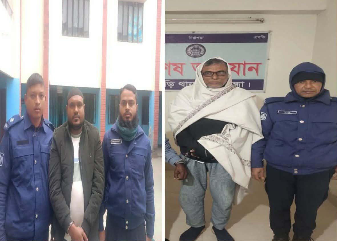 গাইবান্ধায় ‘ডেভিল হান্ট ফেস টু’ অভিযান, যুবলীগ ও আওয়ামী লীগ নেতা গ্রেপ্তার