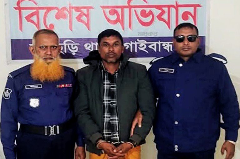 গাইবান্ধায় গরু ব্যবসায়ী হত্যা, গ্রেপ্তার আওয়ামী লীগ নেতা