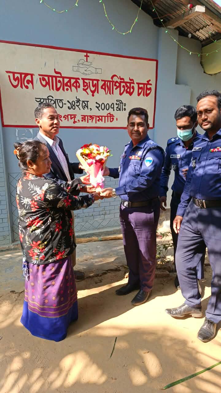 লংগদুতে খ্রিস্টান সম্প্রদায়ের বড়দিন পালিত