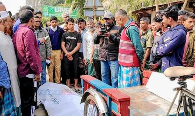 গাইবান্ধায় ট্রাক চাপায় প্রাণ গেল হেলপারের