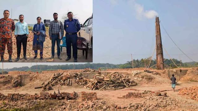 নড়াইলের কালিয়ায় ইট ভাটায় ম্যাজিস্ট্রেট শ্রাবণী বিশ্বাস’র নেতৃত্বে অভিযান ২ লাখ টাকা জরিমানা
