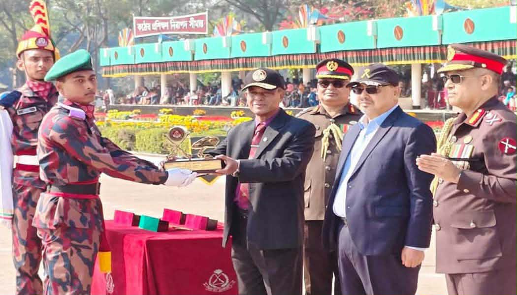বিজিবি’র ১০৪তম রিক্রুট ব্যাচের প্রশিক্ষণ সমাপনী কুচকাওয়াজ সম্পন্ন