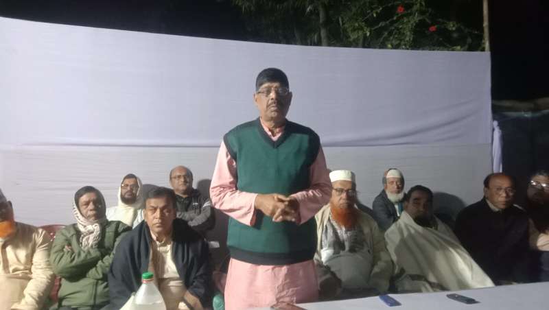 কেশবপুর বণিক সোসাইটির সঙ্গে ধানের শীষের এমপি প্রার্থীর মতবিনিময় সভা