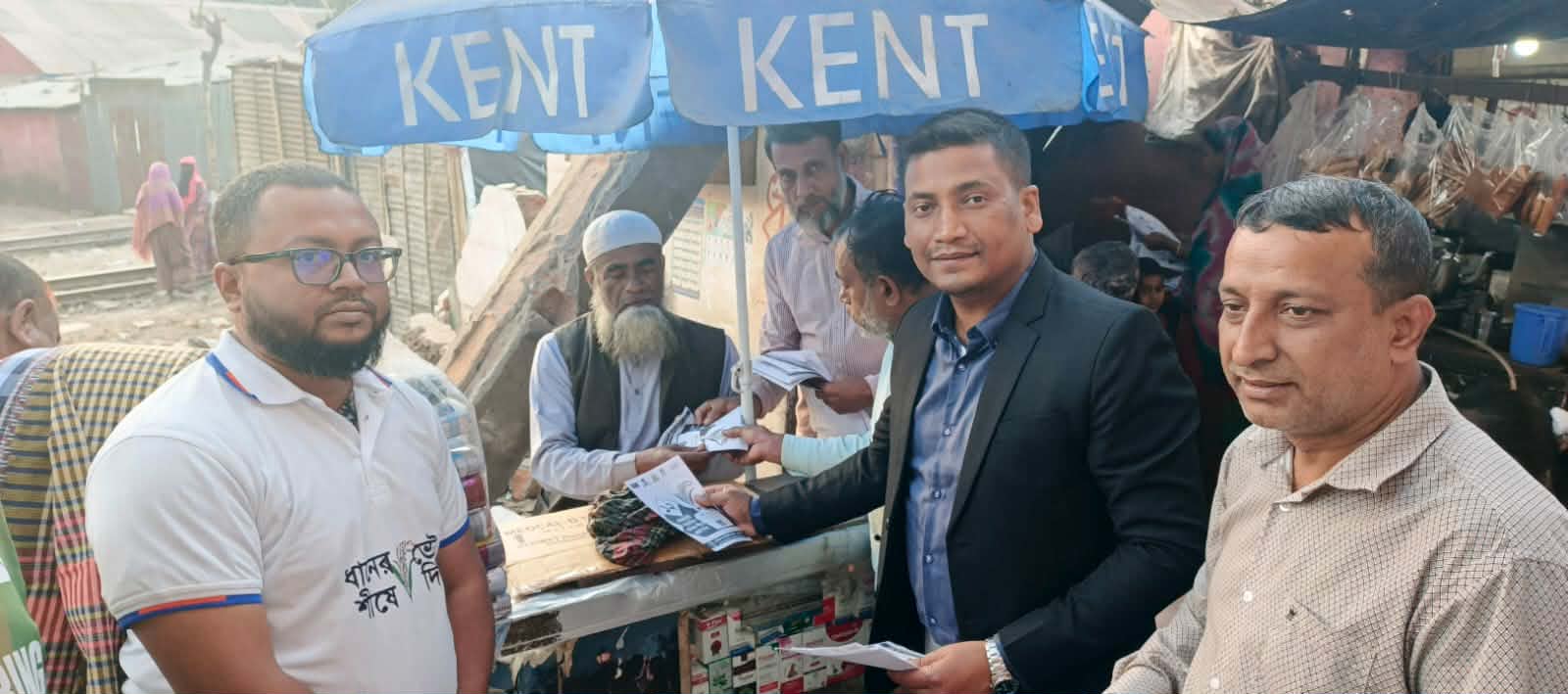 ধানের শীষের মনোনীত প্রার্থী সাইদ আল নোমানের পক্ষে প্রচারণায় এ্যাব নেতৃবৃন্দ