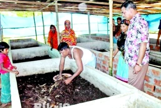 ট্রাইকো-কম্পোষ্ট সারের দিকে আগ্রহ বাড়ছে কৃষকের