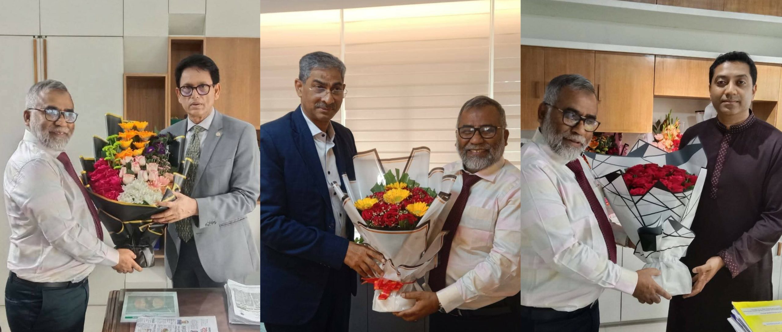 সচিবালয়ে শিক্ষামন্ত্রী, শিক্ষা প্রতিমন্ত্রী ও পানিসম্পদ মন্ত্রীর সঙ্গে ইবি উপাচার্যের সৌজন্য সাক্ষাৎ