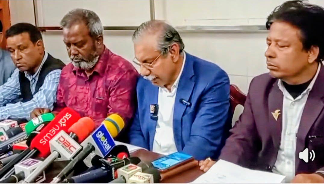গাইবান্ধা-১ (সুন্দরগঞ্জ) আসনে পুনরায় ভোট গ্রহণের দাবিতে সংবাদ সম্মেলন