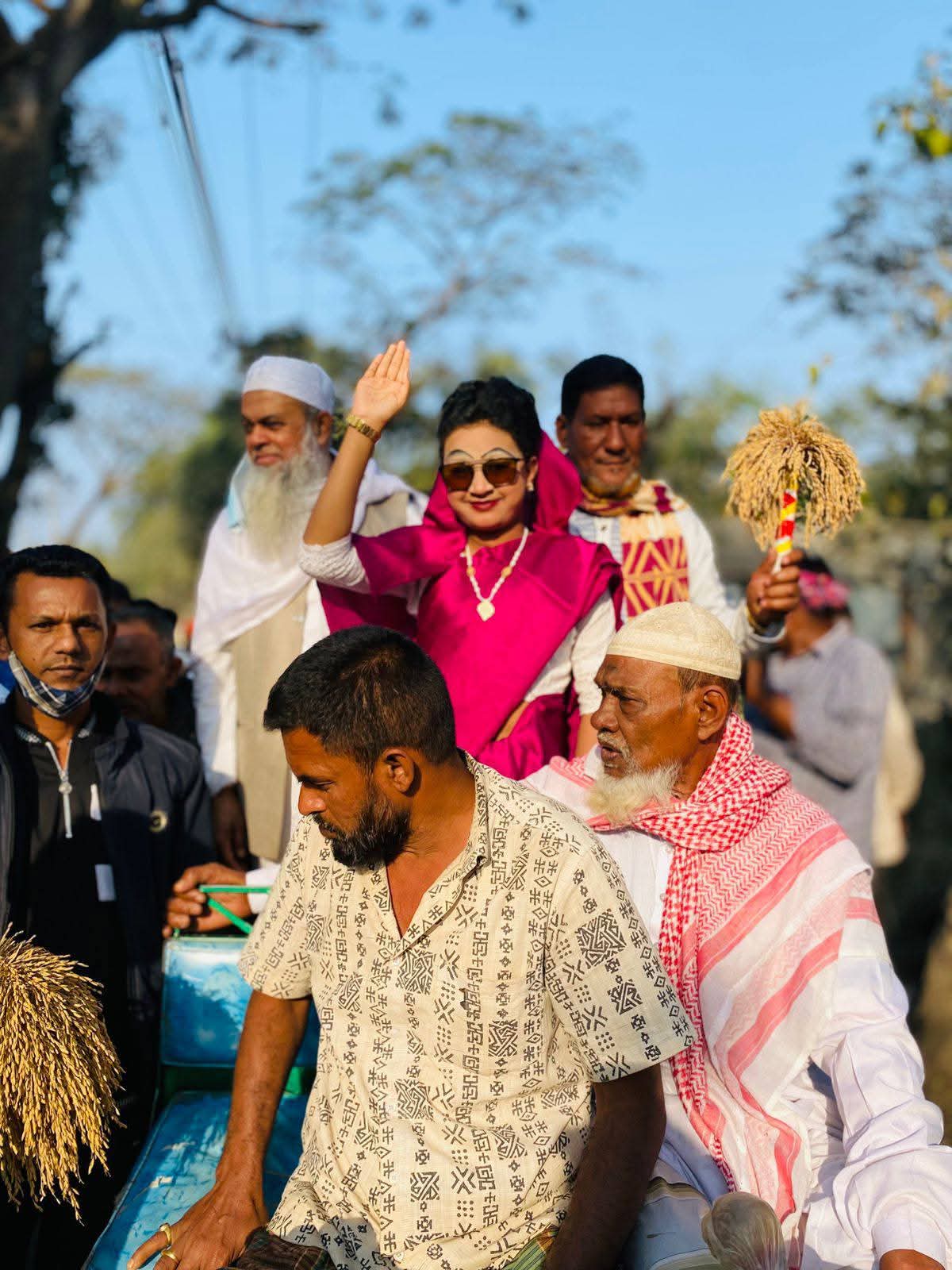কিশোরগঞ্জ-৬ আসনে বিএনপির শরীফুল আলমের পক্ষে কুলিয়ারচর পৌরসভার ৫নং ওয়ার্ডে বিশাল মিছিল