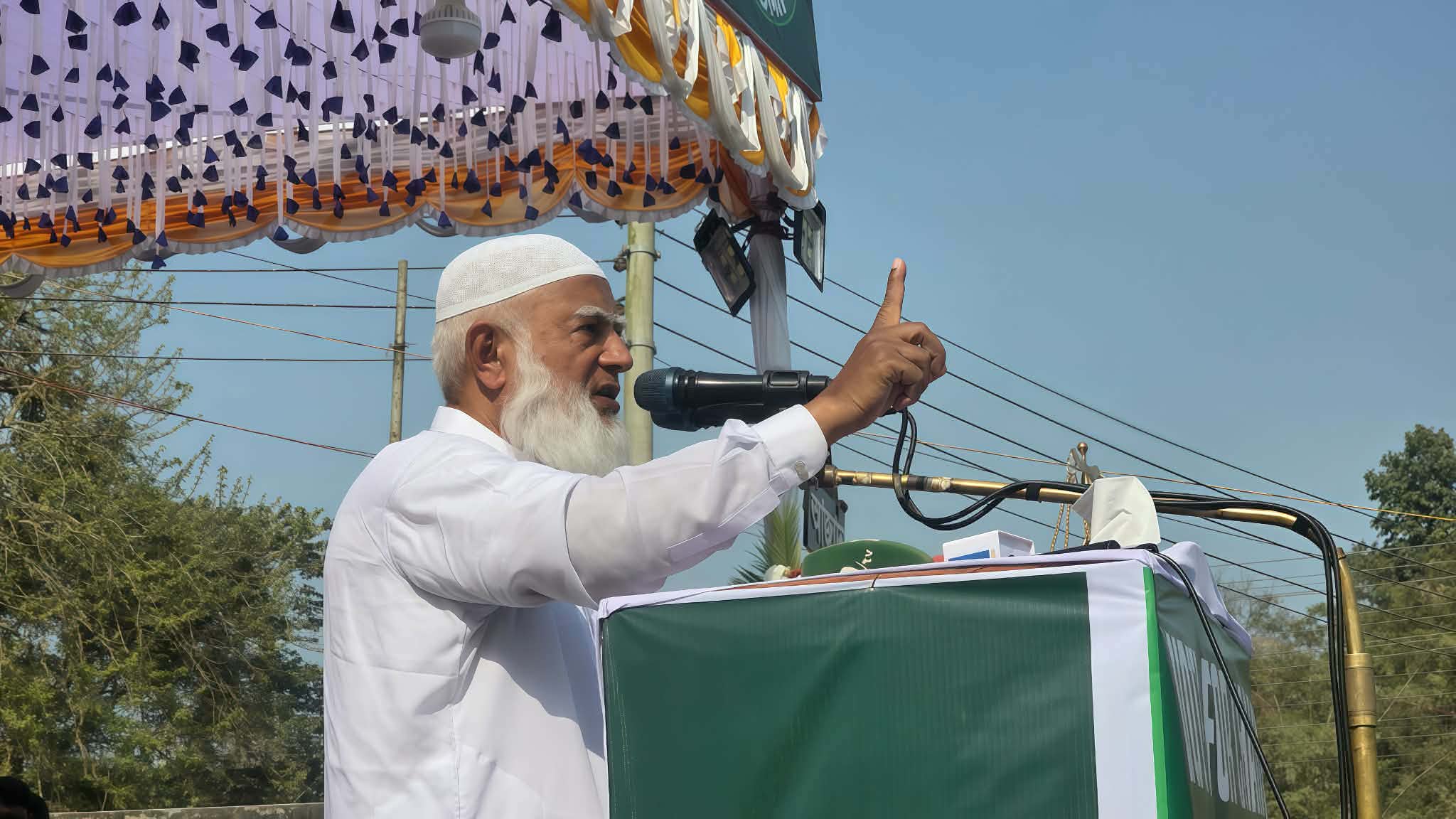 দেশের সম্পদ লুন্ঠনের রাজনীতি ১২ তারিখে লাল কার্ড দেখবে ইনশাআল্লাহ : রাজশাহীতে আজ জামায়াত আমির