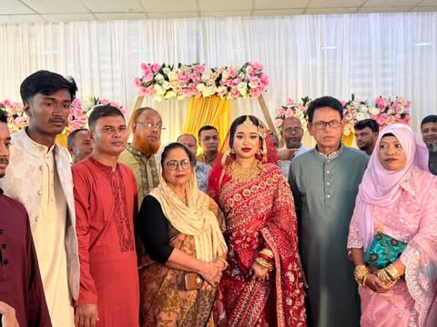 কচুয়ার যুবদল নেতার মেয়ের বিয়েতে শিক্ষামন্ত্রী ড. আ ন ম এহসানুল হক মিলন এমপি