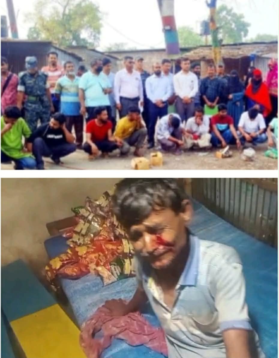 ফরিদপুর শহরের কৃষাণহাট এলাকায় শ্রমিকদের থাকার বোর্ডিংগুলোতে অসামাজিক কার্যকলাপ