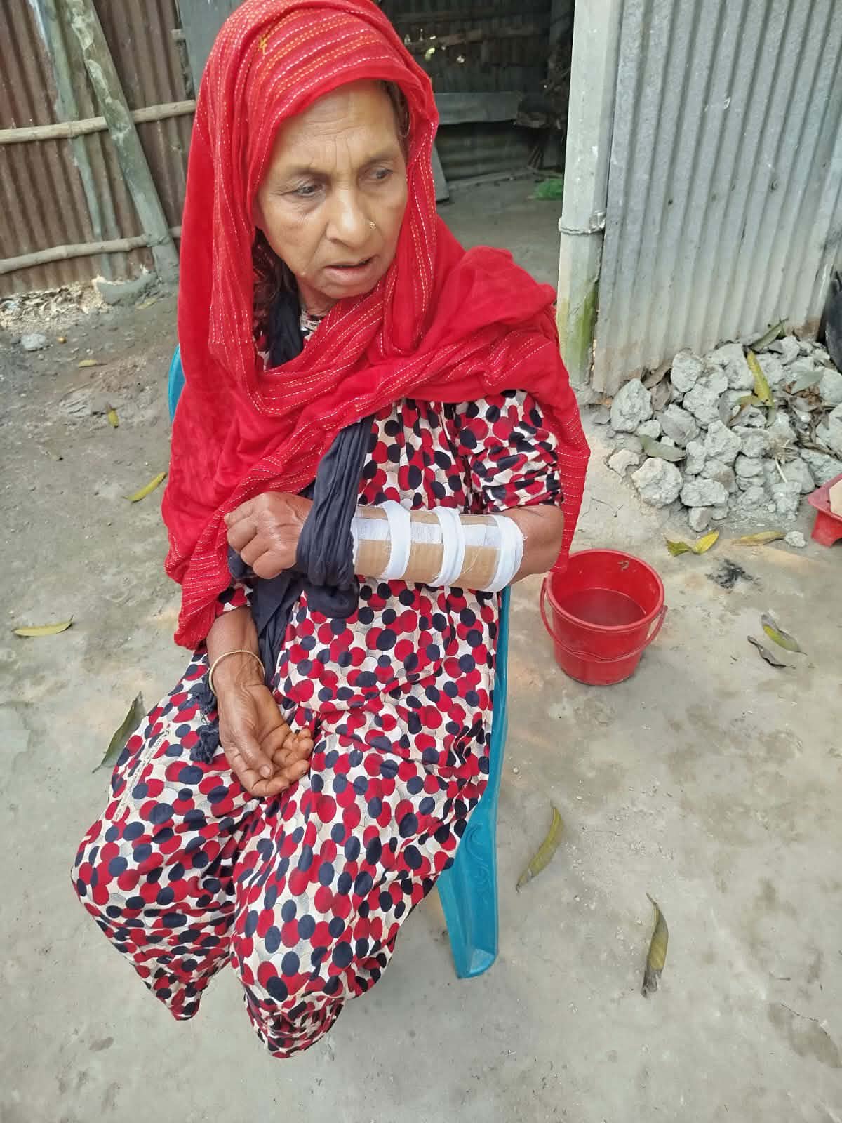 শেরপুরে জমি সংক্রান্ত পূর্ব বিরোধের জেরে হামলার অভিযোগ