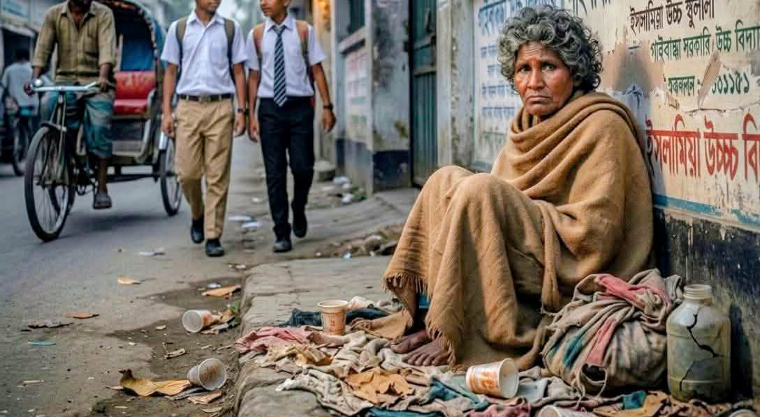 শহরের ব্যস্ততার মাঝে এক অচেনা নারীর করুণ গল্প