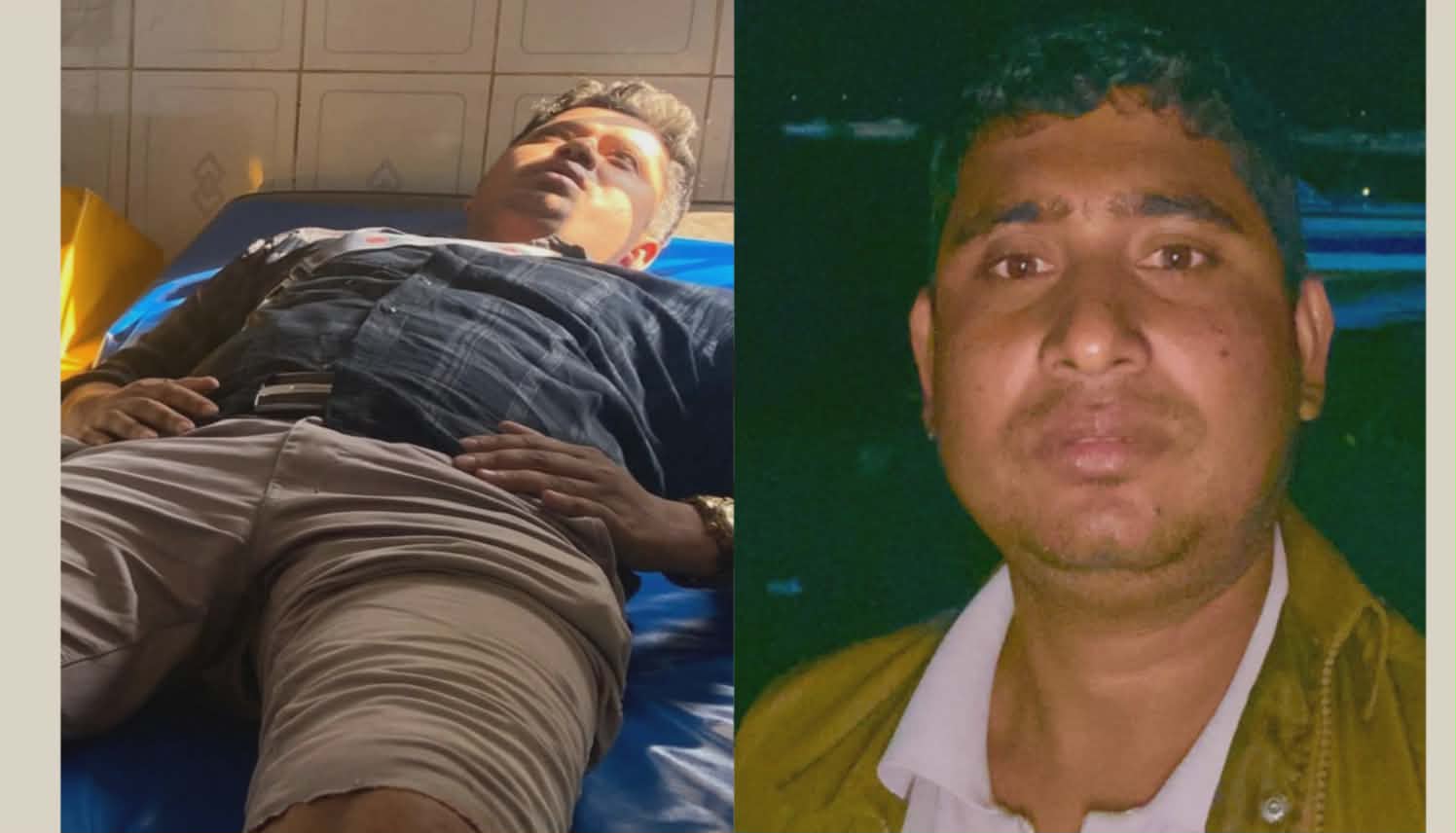কচুয়ার দুই সাংবাদিক মাসুদ রানা ও বিল্লাল মাসুম সড়ক দূর্ঘটনায় আহত