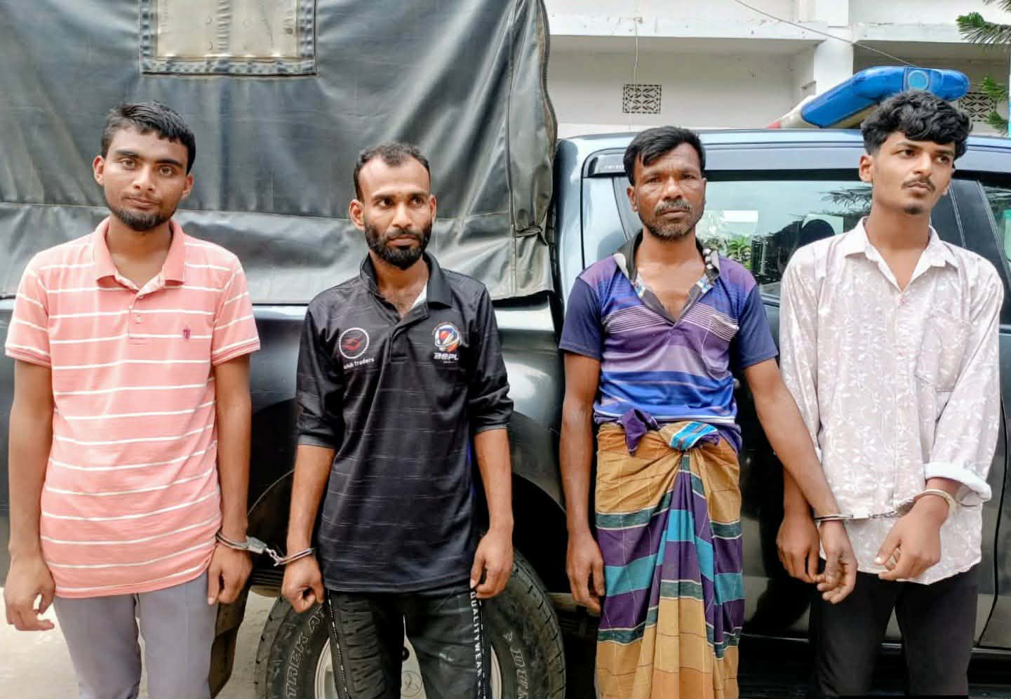 গাইবান্ধায় মাদক সেবনের দায়ে ৪জনের ৬ মাসের কারাদণ্ড