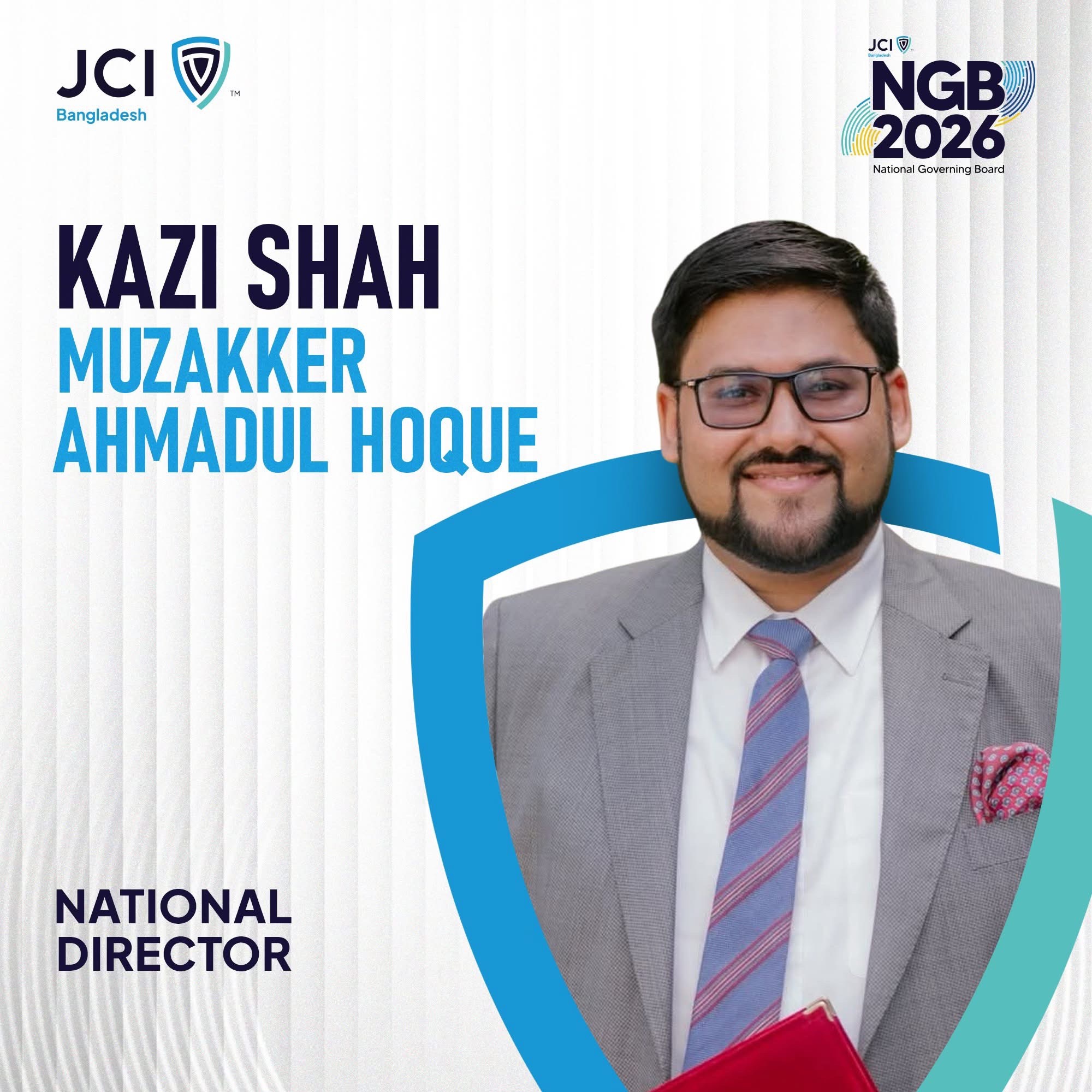 JCI Bangladesh-এর ২০২৬ সালের ন্যাশনাল ডিরেক্টর হিসেবে কাজী শাহ মুজাক্কের আহমাদুল হক নির্বাচিত