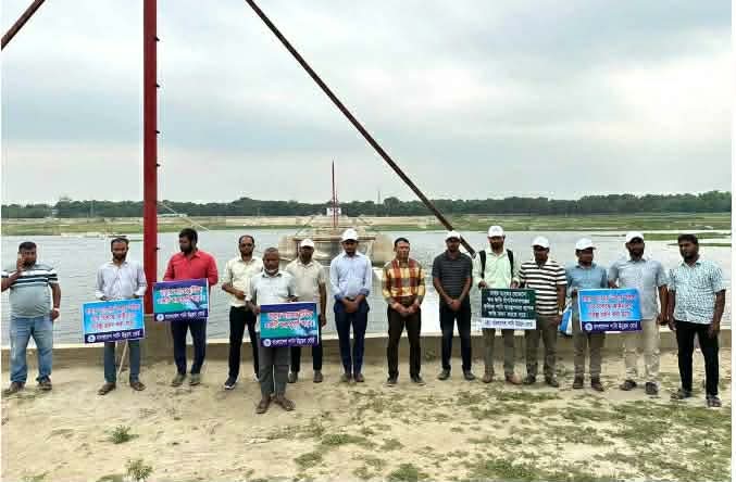 চাঁপাইনবাবগঞ্জে দেশের সর্ববৃহৎ রাবার ড্যাম প্রকল্পে নিরাপত্তা জোরদার 