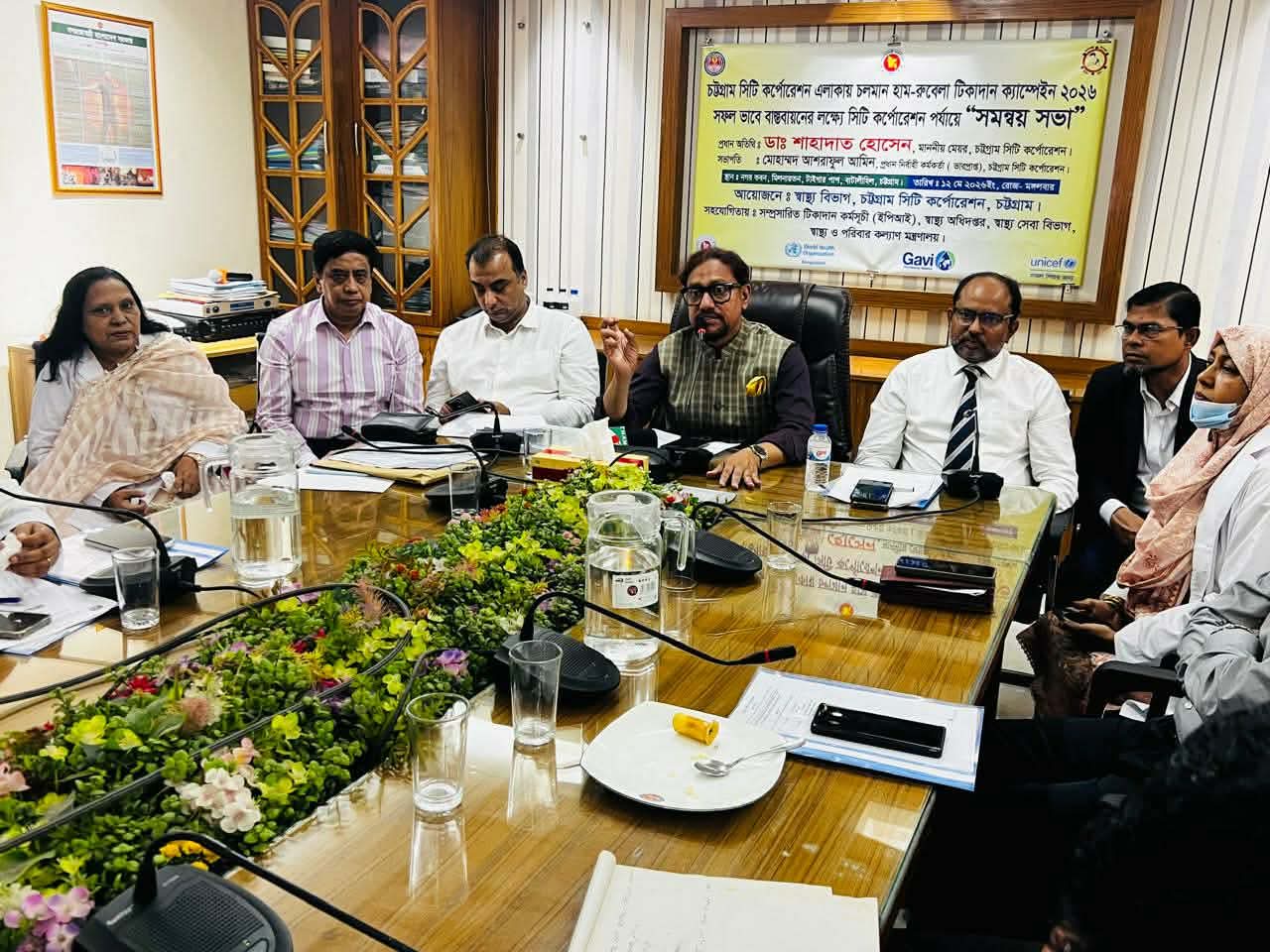 চট্টগ্রামের প্রতিটি শিশুকে হাম ও রুবেলার টিকা দেয়া হবে:- মেয়র ডা. শাহাদাত