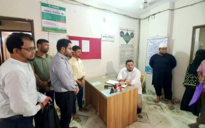 পুলিশ প্রটোকল ও সরকারি দেহরক্ষী ছাড়াই ব্যক্তিগত গাড়িতে ভূমি প্রতিমন্ত্রীর আমিনবাজার ও আশুলিয়া রাজস্ব সার্কেল আকস্মিক পরিদর্শন
