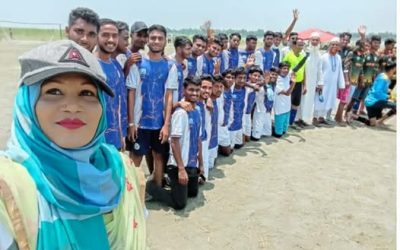 ফরিদপুরে মাদককে না বলুন, খেলাকে হ্যাঁ বলুন” স্লোগানে সবুজসেনা এলামনাই ক্রীড়া পরিষদে ফুটবলটুর্নামেন্ট