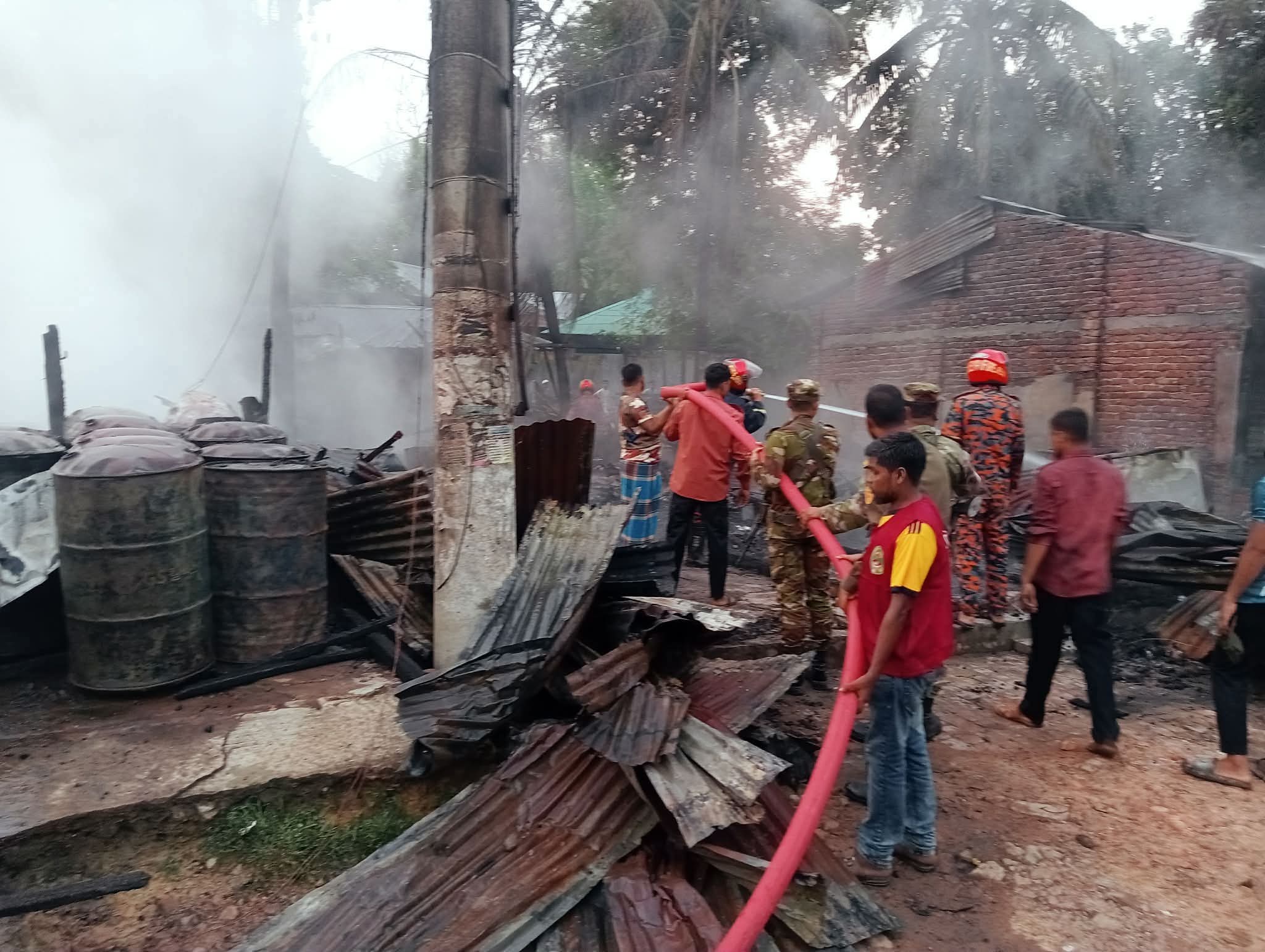 খাগড়াছড়ির গুইমারায় ফের অগ্নিকাণ্ড; ফায়ার সার্ভিস না থাকায় স্থানীয়দের ক্ষোভ