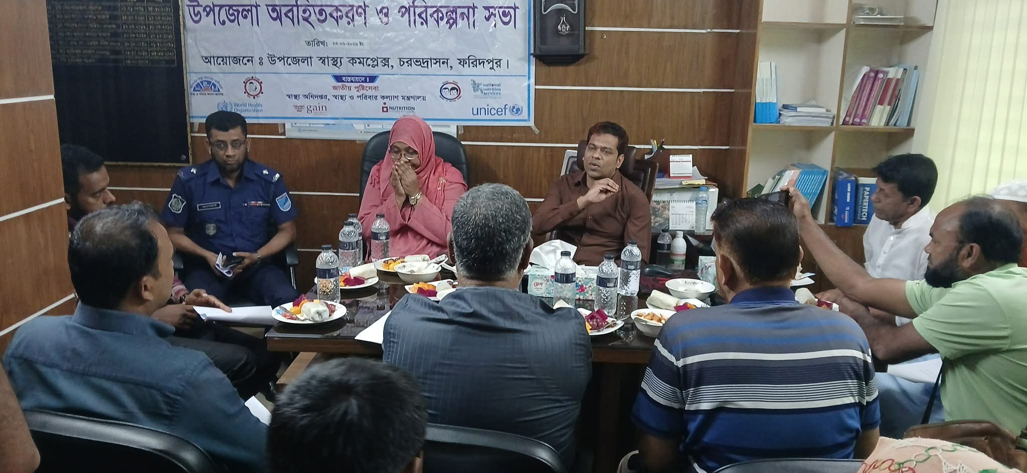 চরভদ্রাসন উপজেলা স্বাস্থ্য কমপ্লেক্সে ্ভিটামিন এ প্লাস ক্যাম্পেইন এ্যাডভোকেসি সভা 