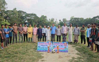 “মাদক ছেড়ে মাঠে আসুন, ফুটবল খেলুন সুস্থ থাকুন-জাকির হোসাইন