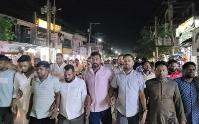 যুবদলের কেন্দ্রীয় সহ-সভাপতি কামাল আনোয়ারকে শুভেচ্ছা জানিয়ে রাণীশংকৈলে আনন্দ মিছিল ও মিষ্টি বিতরণ